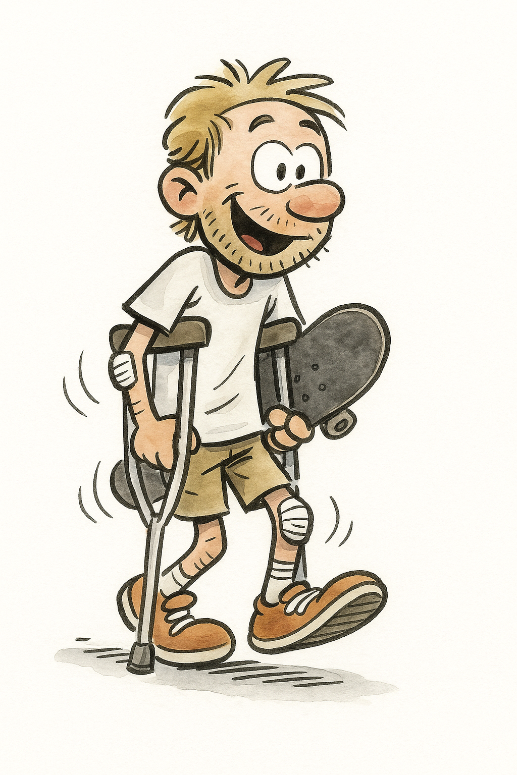 Older injured skater