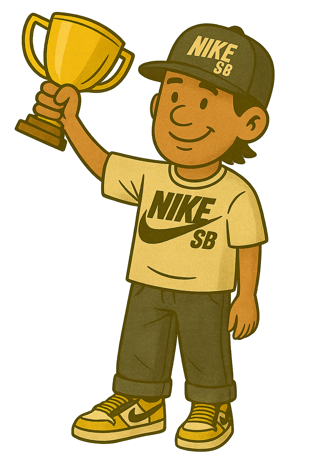 Nike SB brand illustration