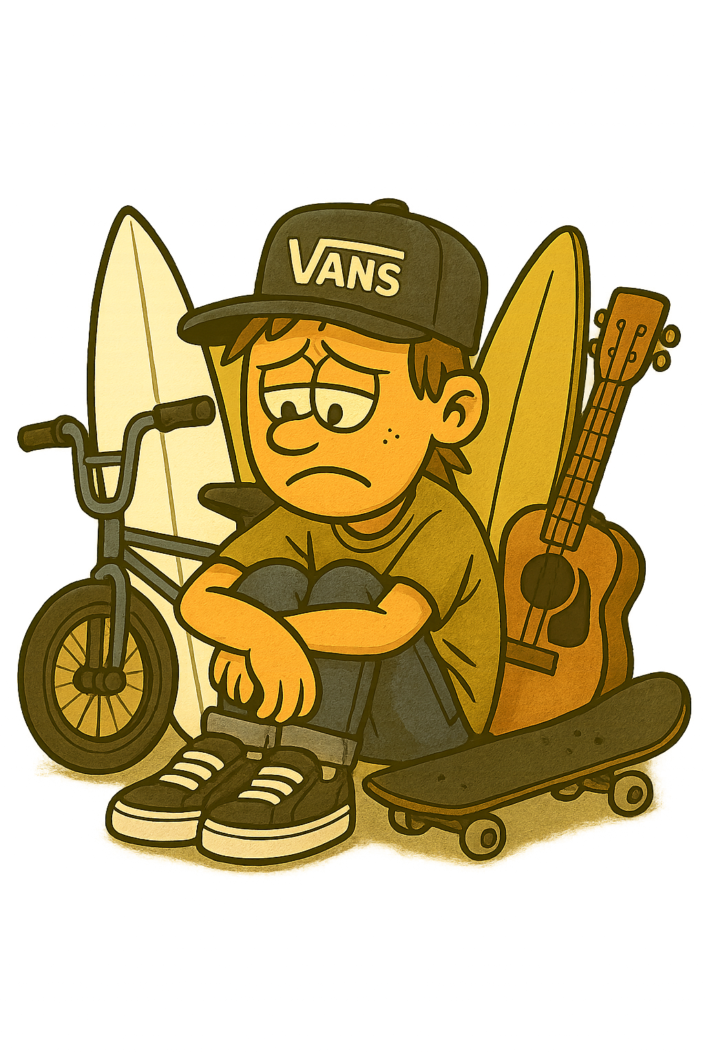 Vans brand illustration