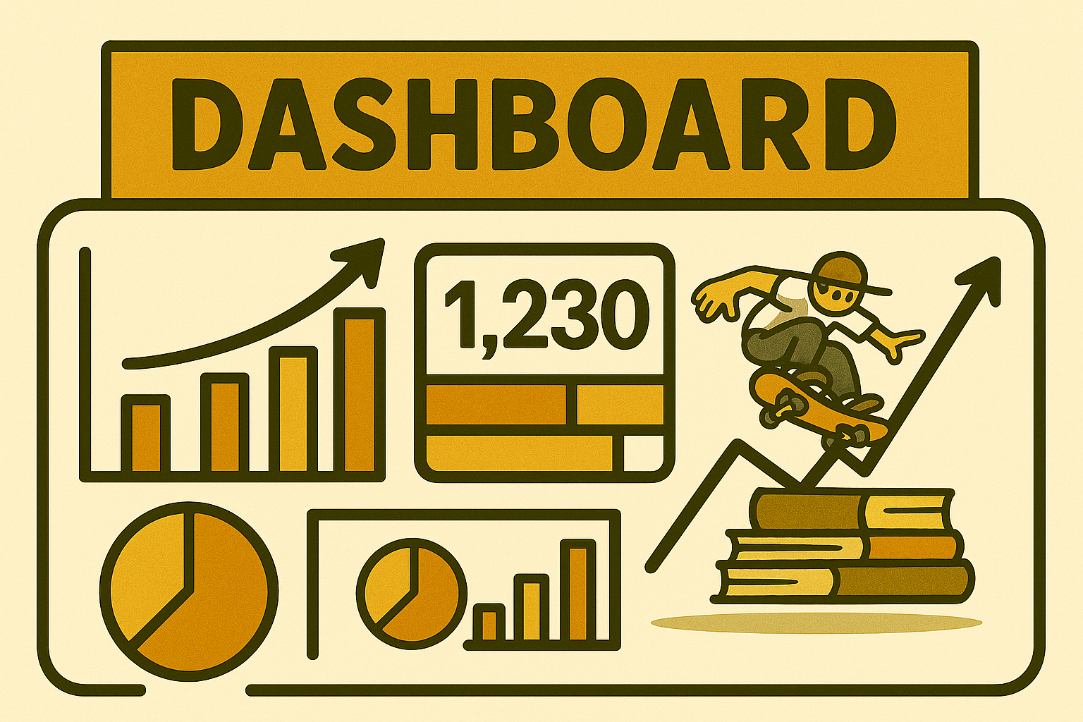 Interactive Skate Metrics dashboard teaser: brand leaderboards and charts